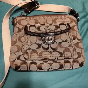 Signature Coach Brown Crossbody